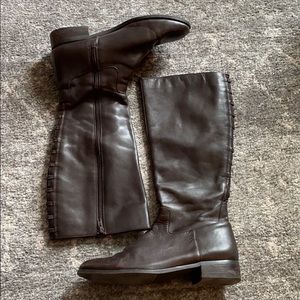 Wide calf riding boots